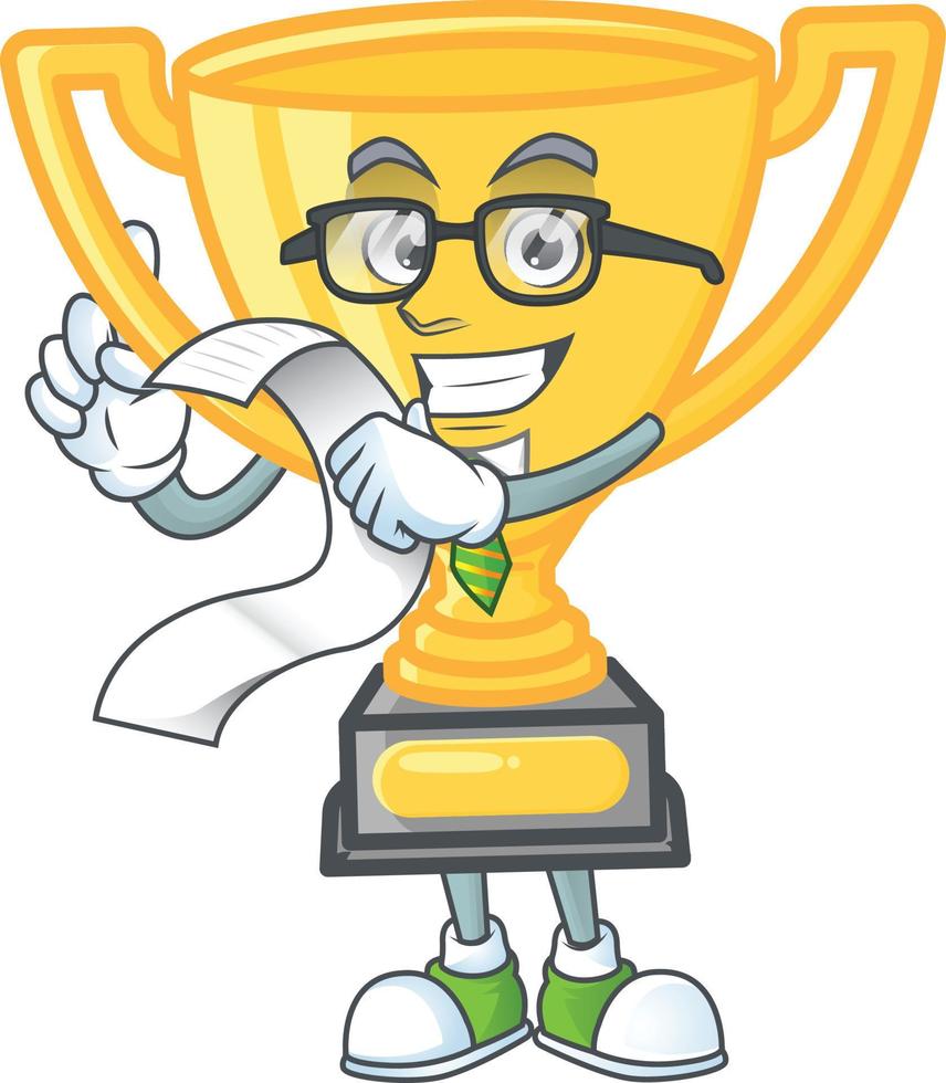 Gold Trophy Vector