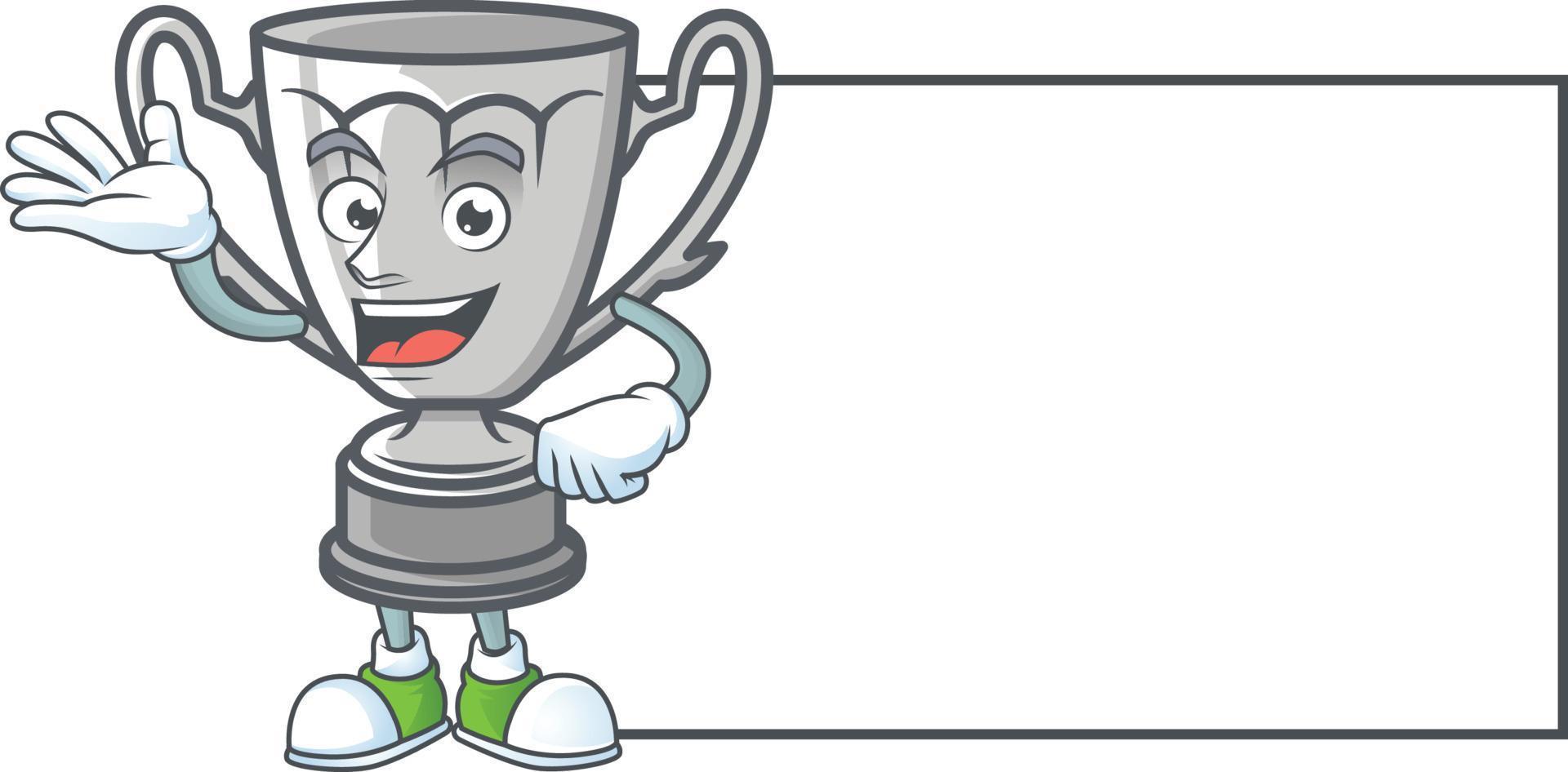 Silver Trophy Vector