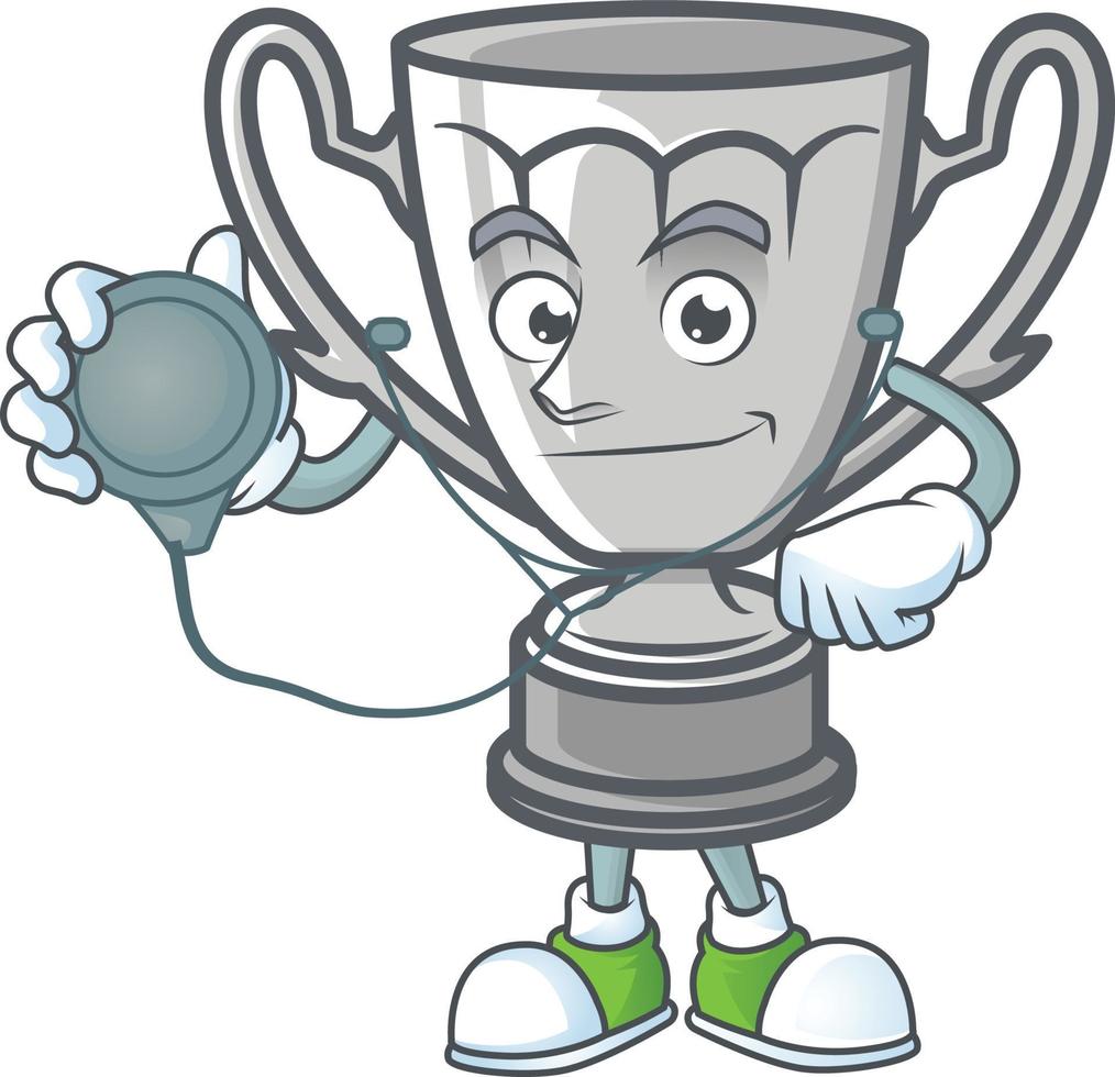 Silver Trophy Vector