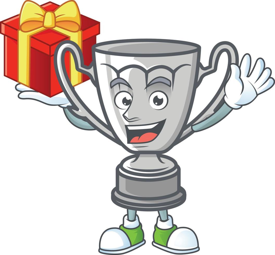 Silver Trophy Vector