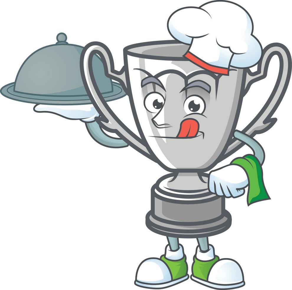 Silver Trophy Vector