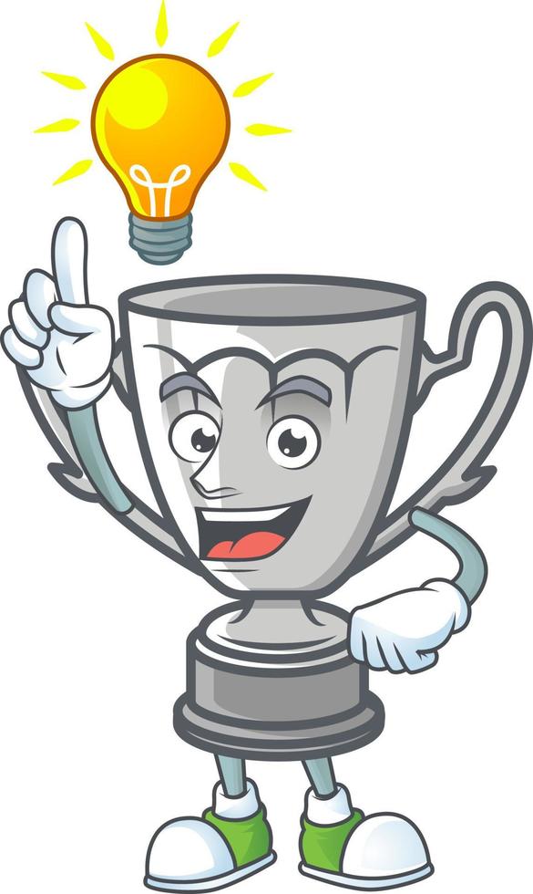 Silver Trophy Vector