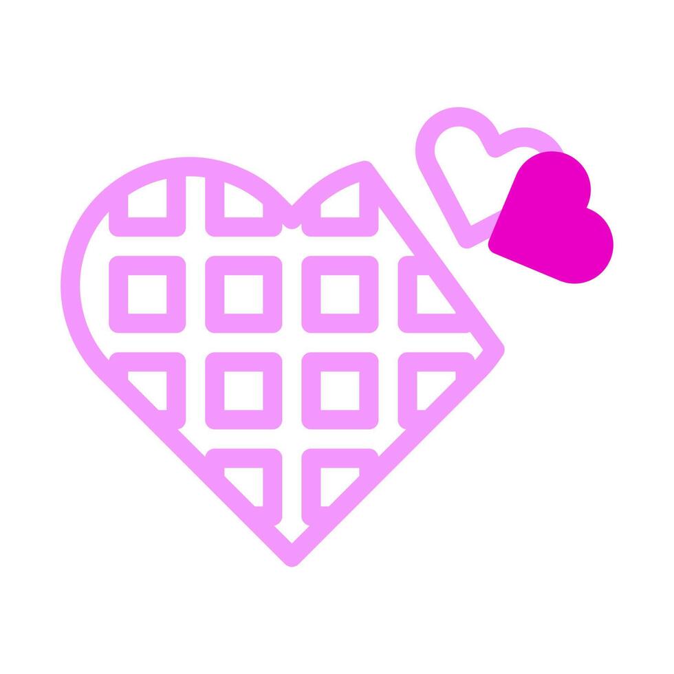 chocolate icon duotone pink style valentine illustration vector element and symbol perfect.