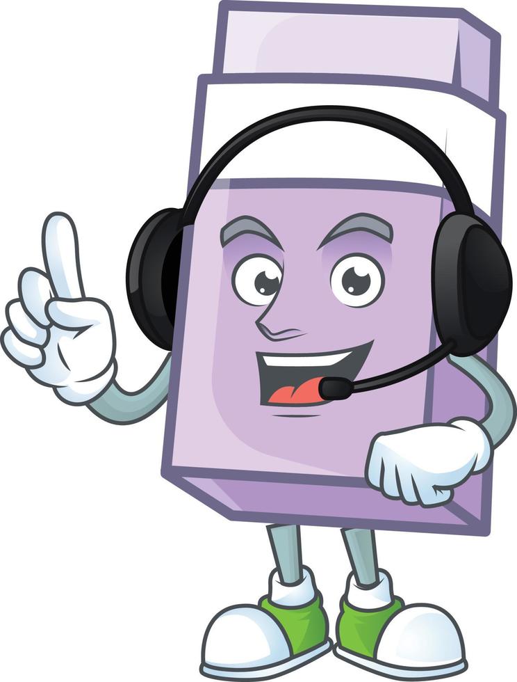 Cartoon Eraser Vector