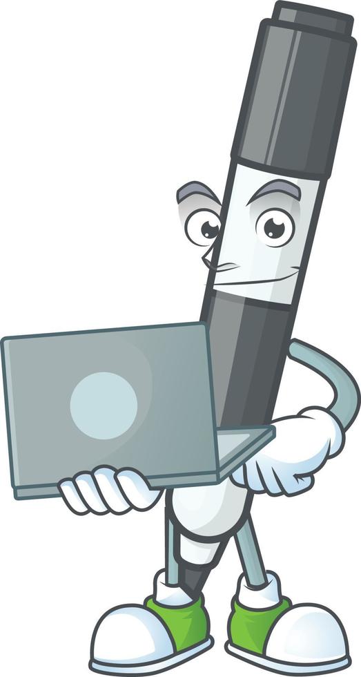 Black White Board Marker Vector