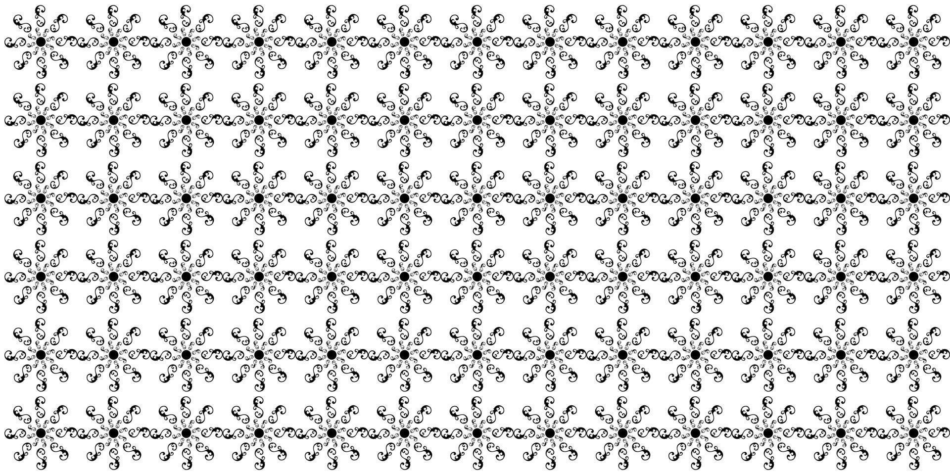 Black pattern vintage, horizontal and vertical ornament, flat shape, solid design vector