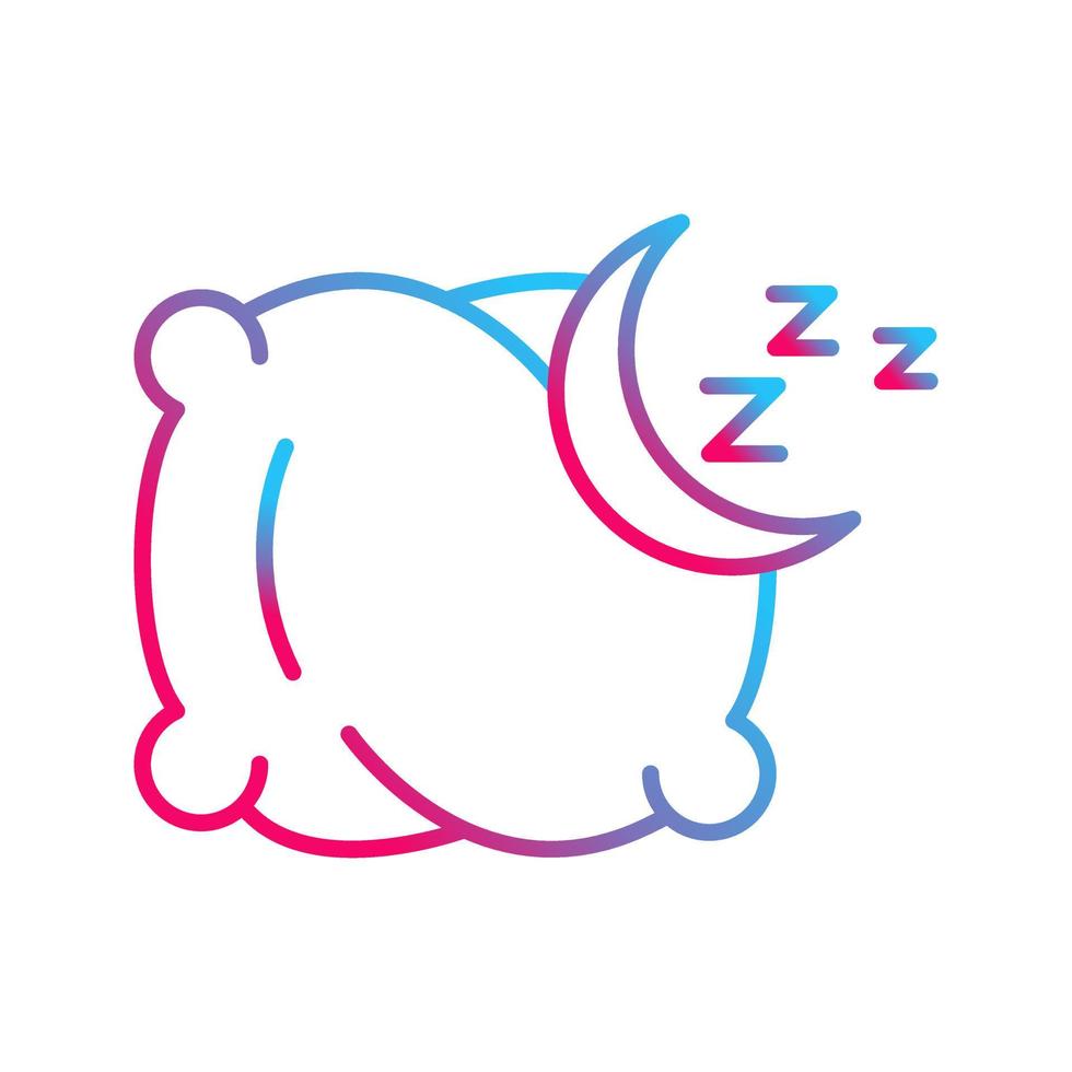 icono de vector de almohada