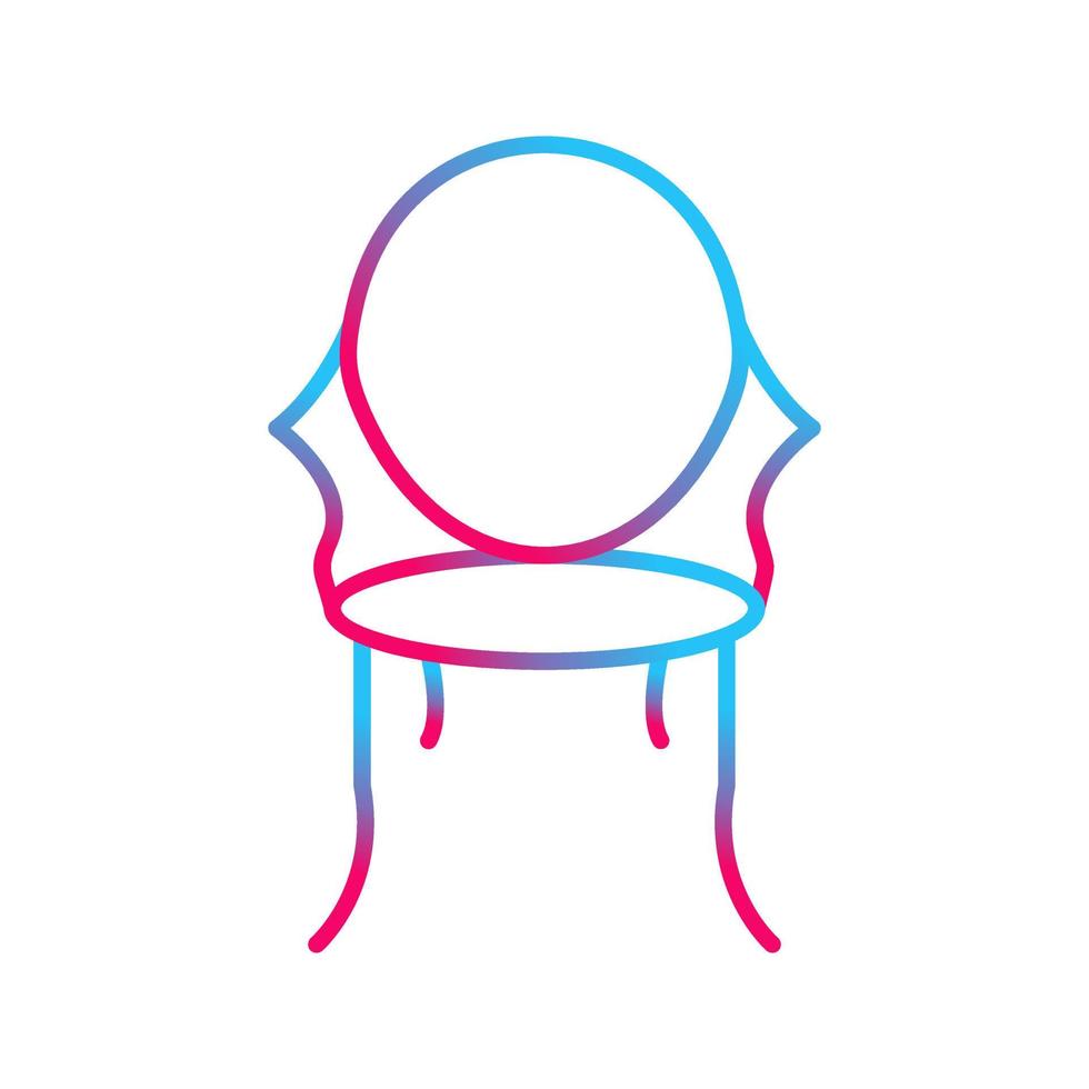 Ancient Chair Vector Icon