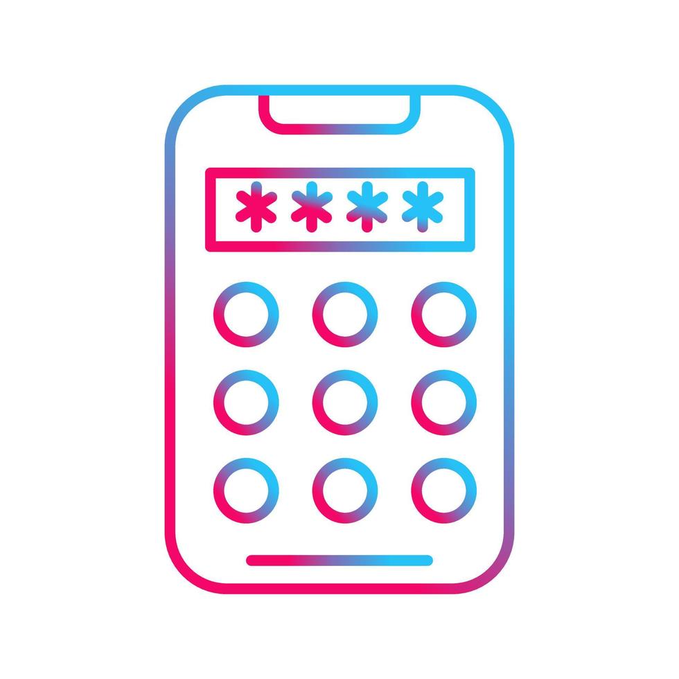 Pin Code Vector Icon