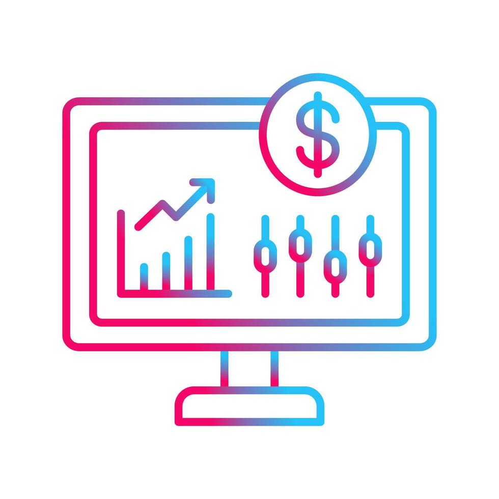 Stock Market Vector Icon