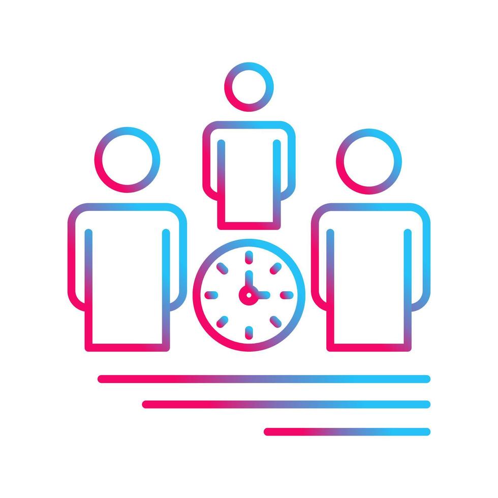 Team Management Vector Icon