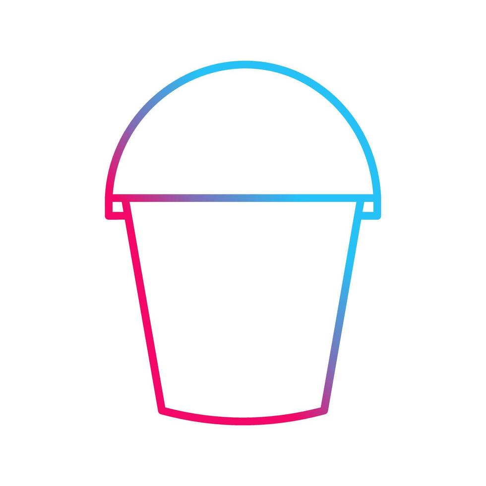 Water Bucket Vector Icon