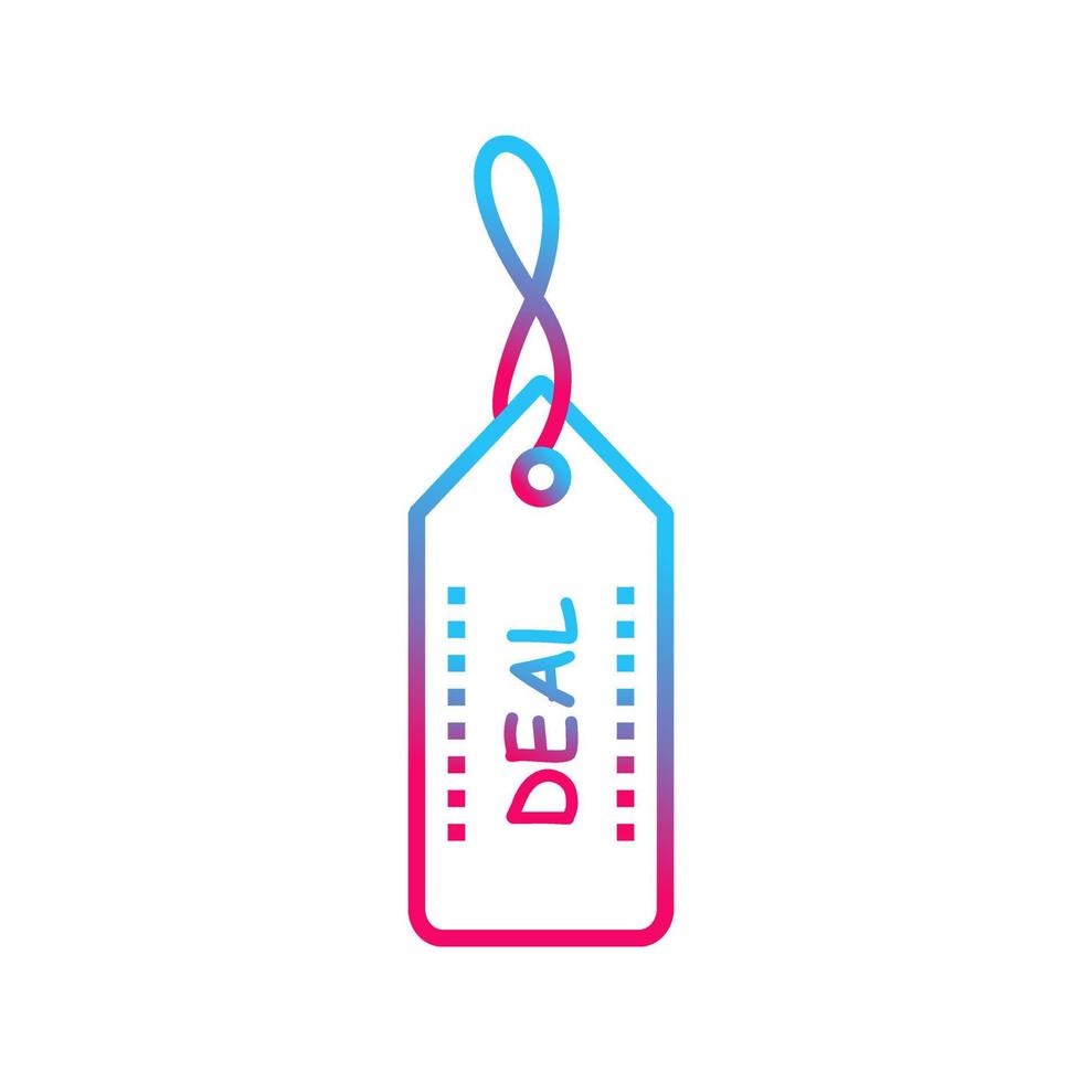 Unique Online Deals Vector Icon