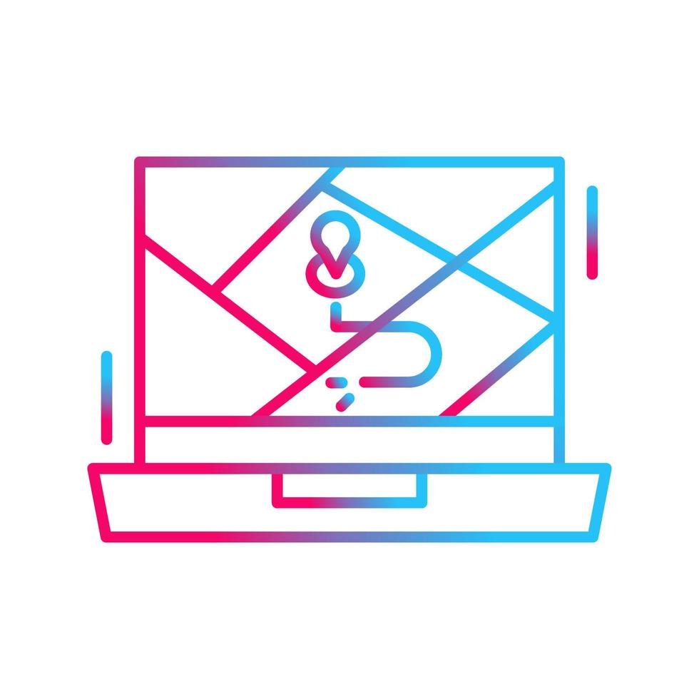 Google Map Vector Icon
