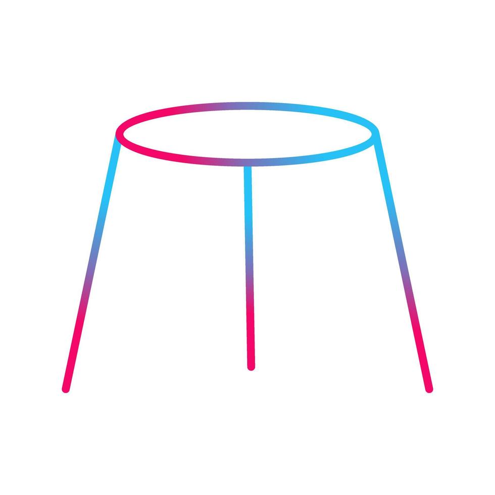 Unique Stool Vector Icon