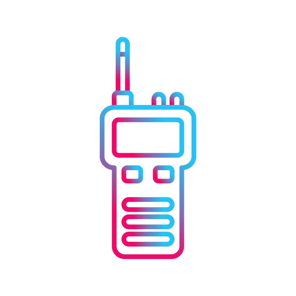 icono de vector de walki talkie