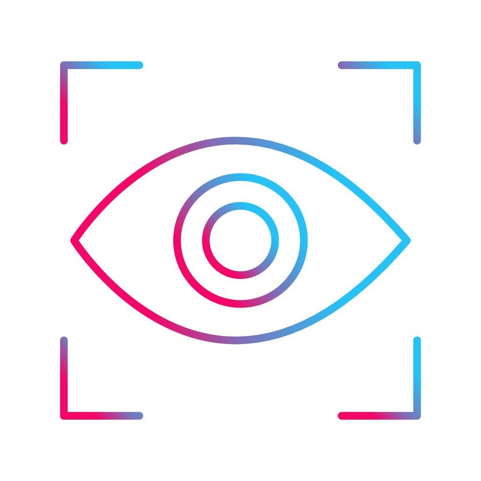 Eye Scan Vector Icon