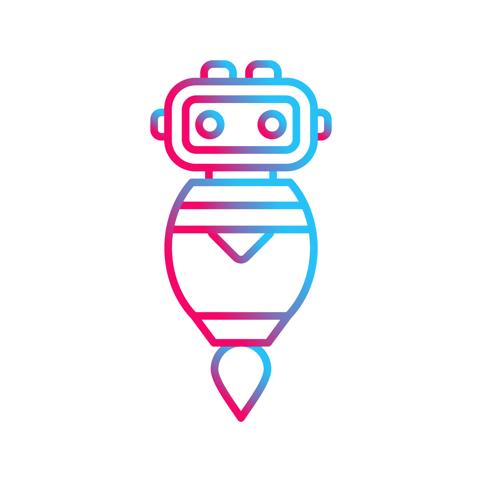 Robot Vector Icon 19502910 Vector Art at Vecteezy