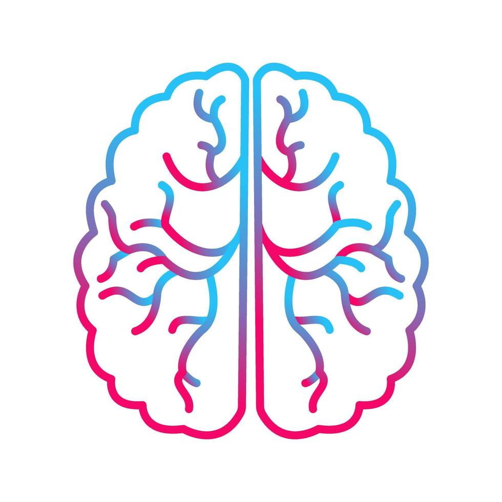 icono de vector de cerebro