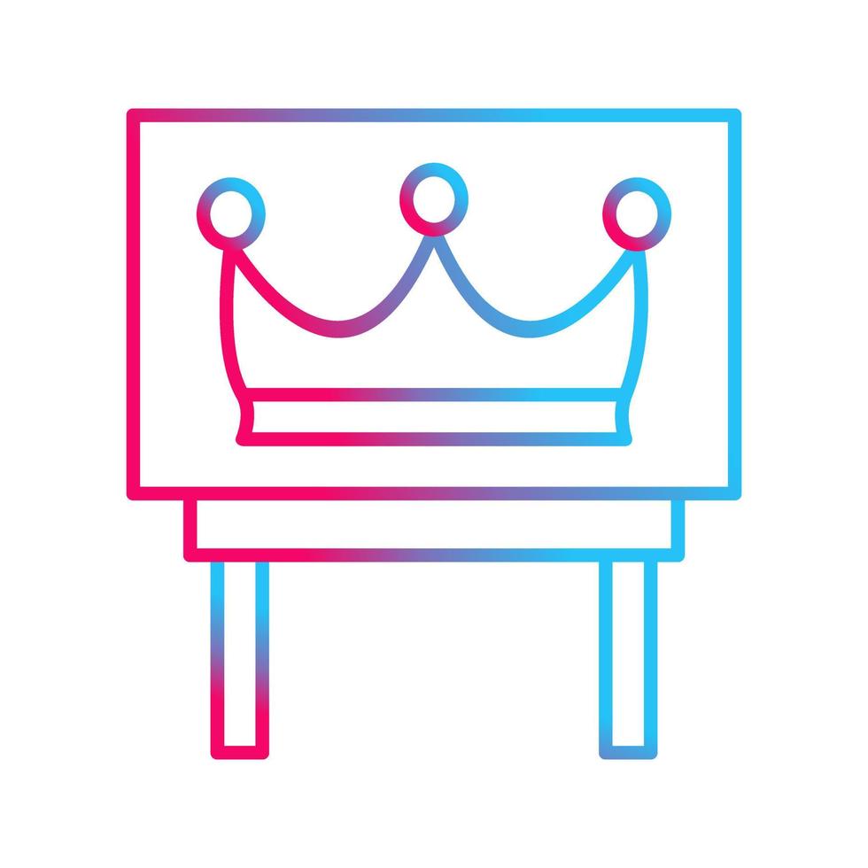 Crown Exhibit Vector Icon