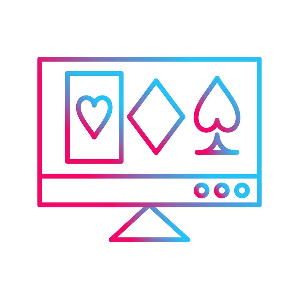 Online Gambling Vector Icon