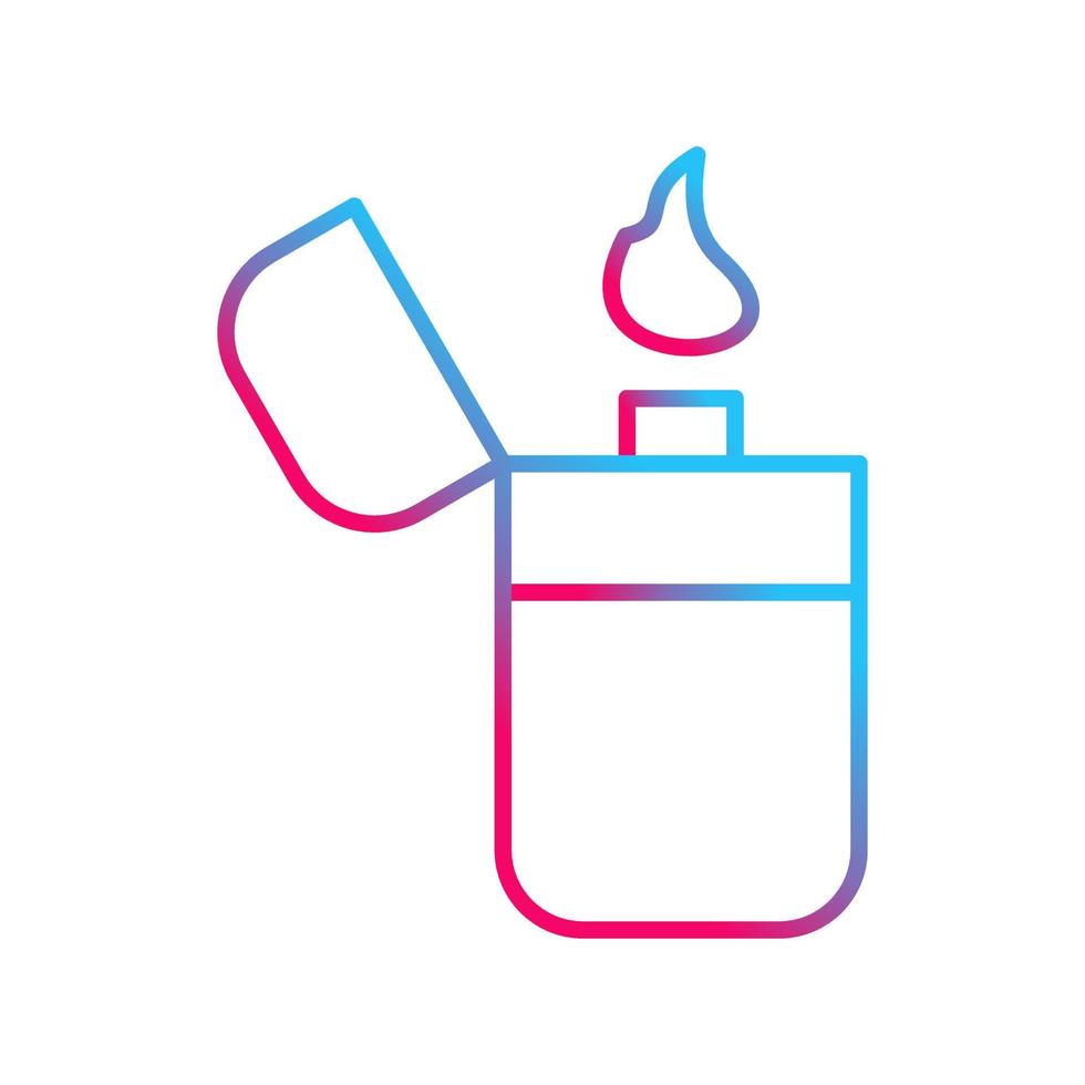 Unique Lighter Vector Icon