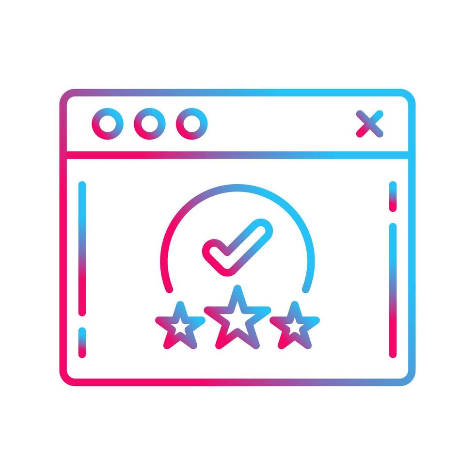 Rating Vector Icon