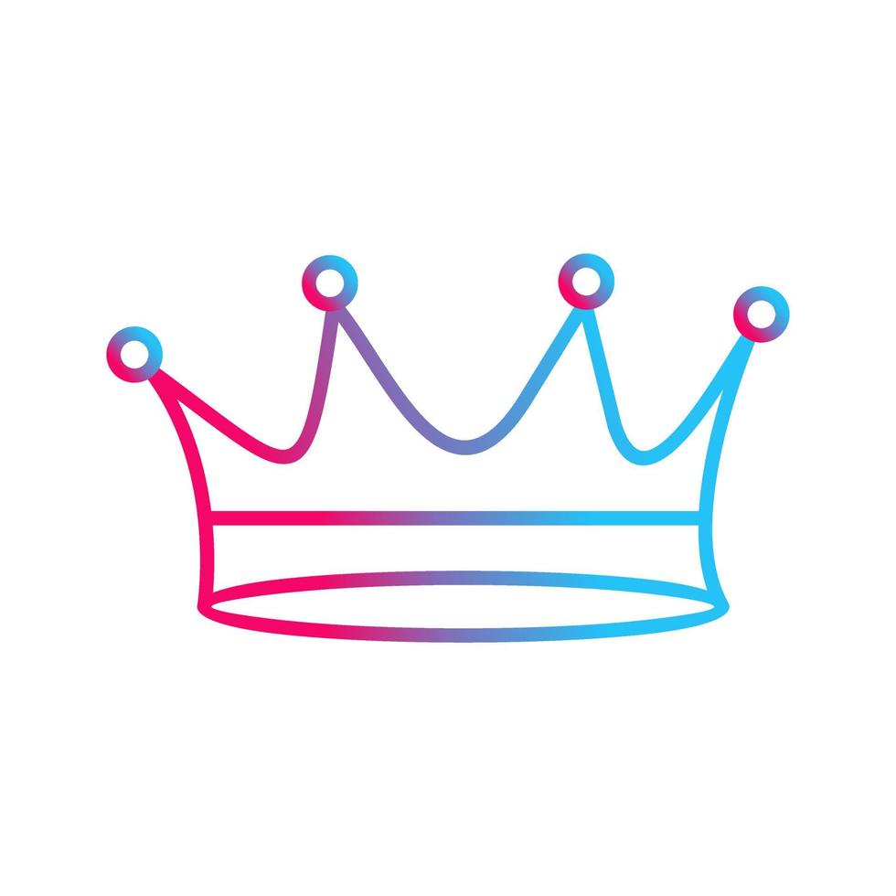 King Crown Vector Icon