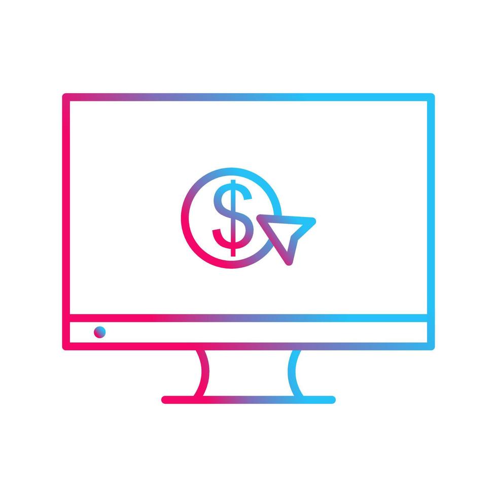 Unique Pay Per Click Vector Icon