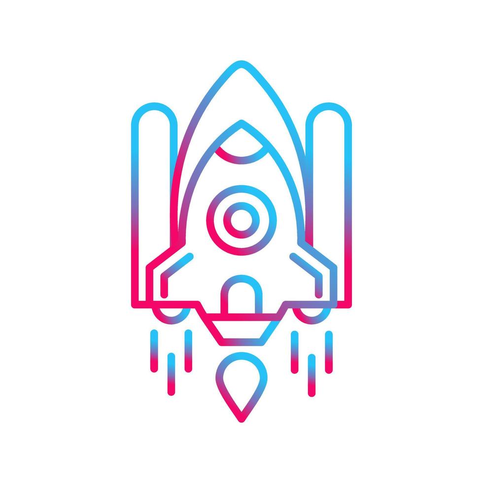 Space Shuttle Vector Icon