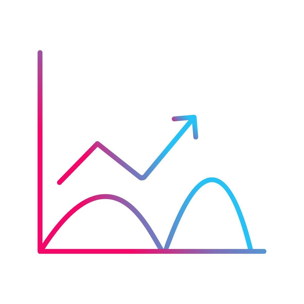 Trend in Graph Vector Icon