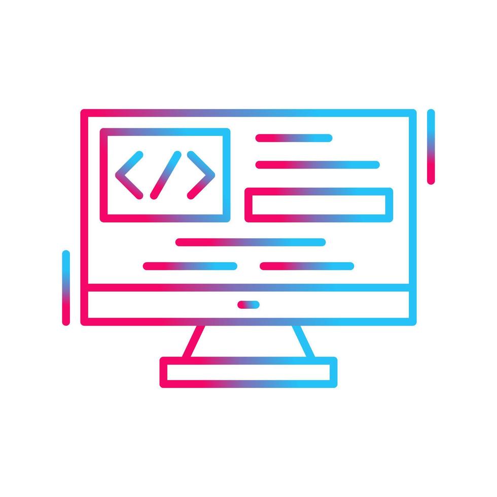 Coding Vector Icon