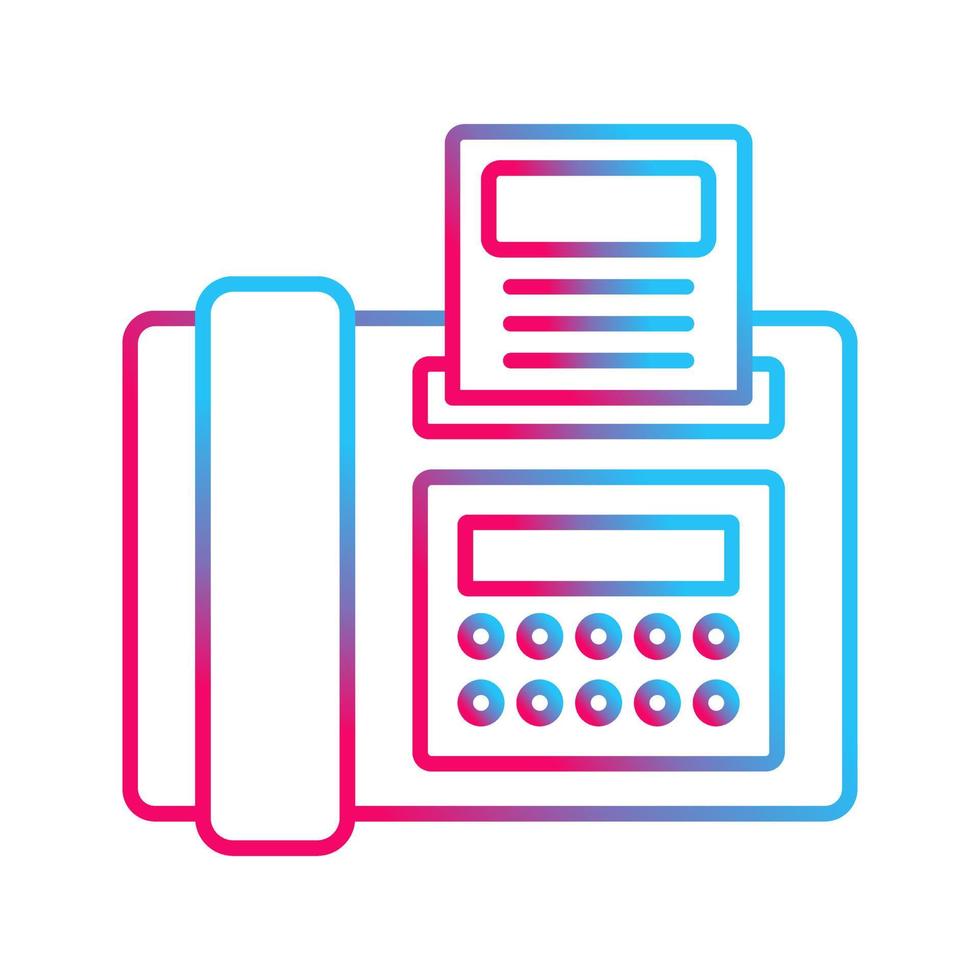 Fax Vector Icon