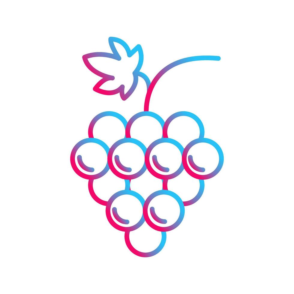 Grapes Vector Icon