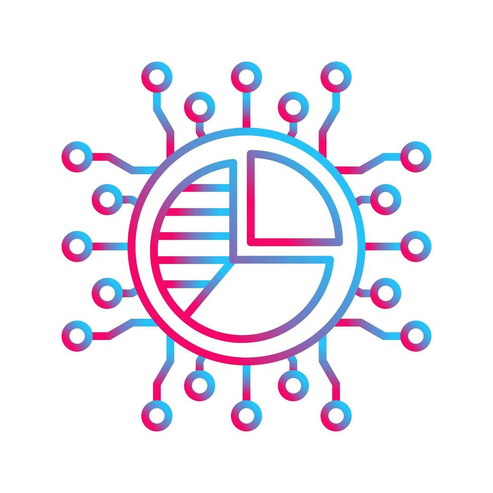Pie Chart Vector Icon