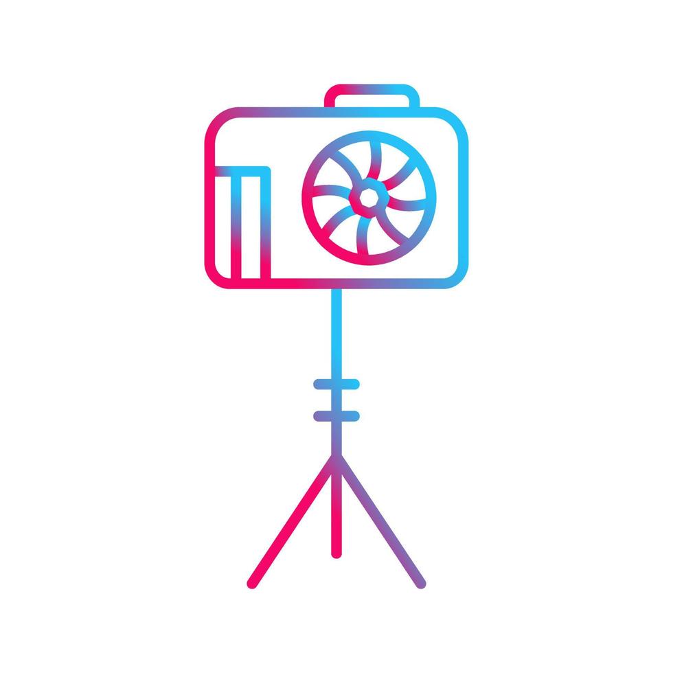 Unique Camera Stand Vector Icon