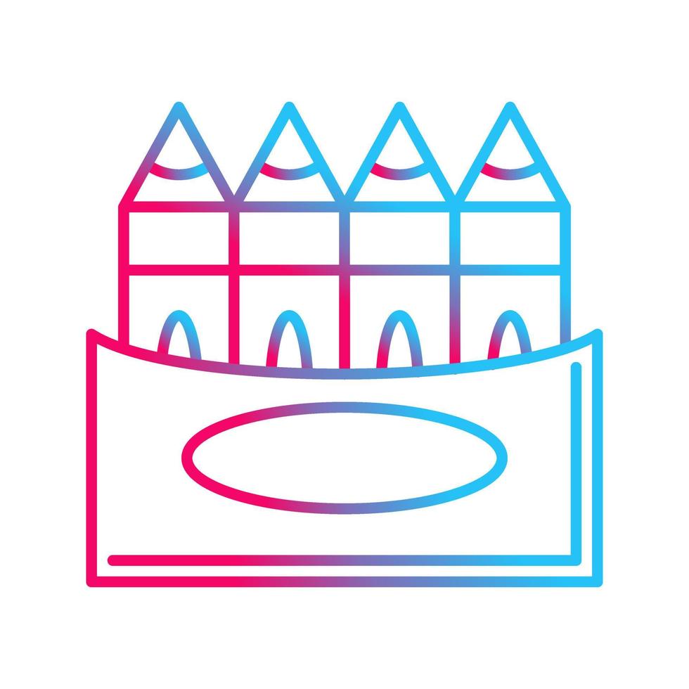 Crayons Vector Icon
