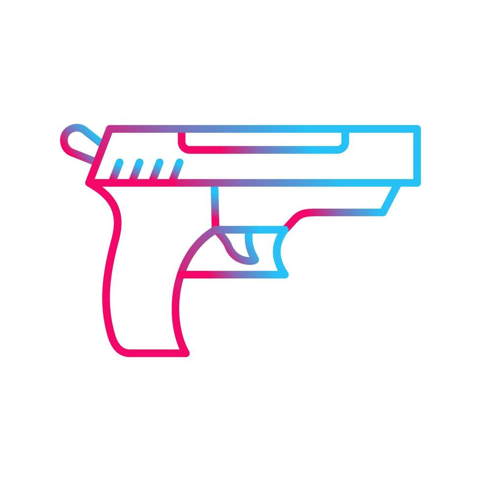 icono de vector de pistola