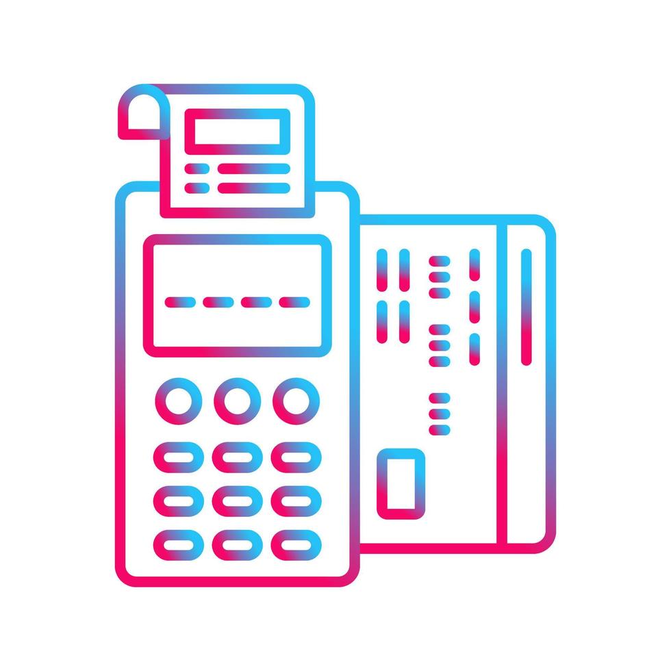 Pos Terminal Vector Icon