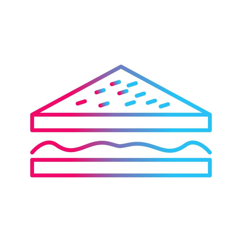 Unique Sandwich Vector Icon