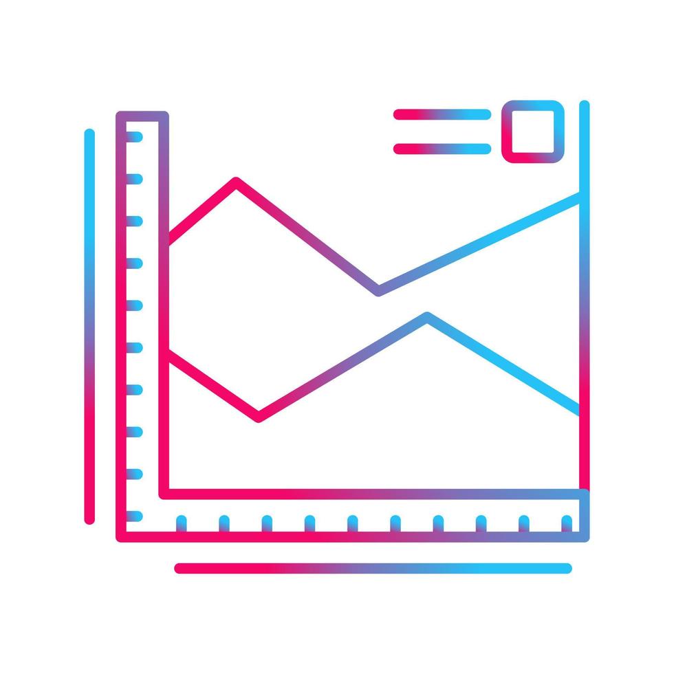 Spline Chart Vector Icon