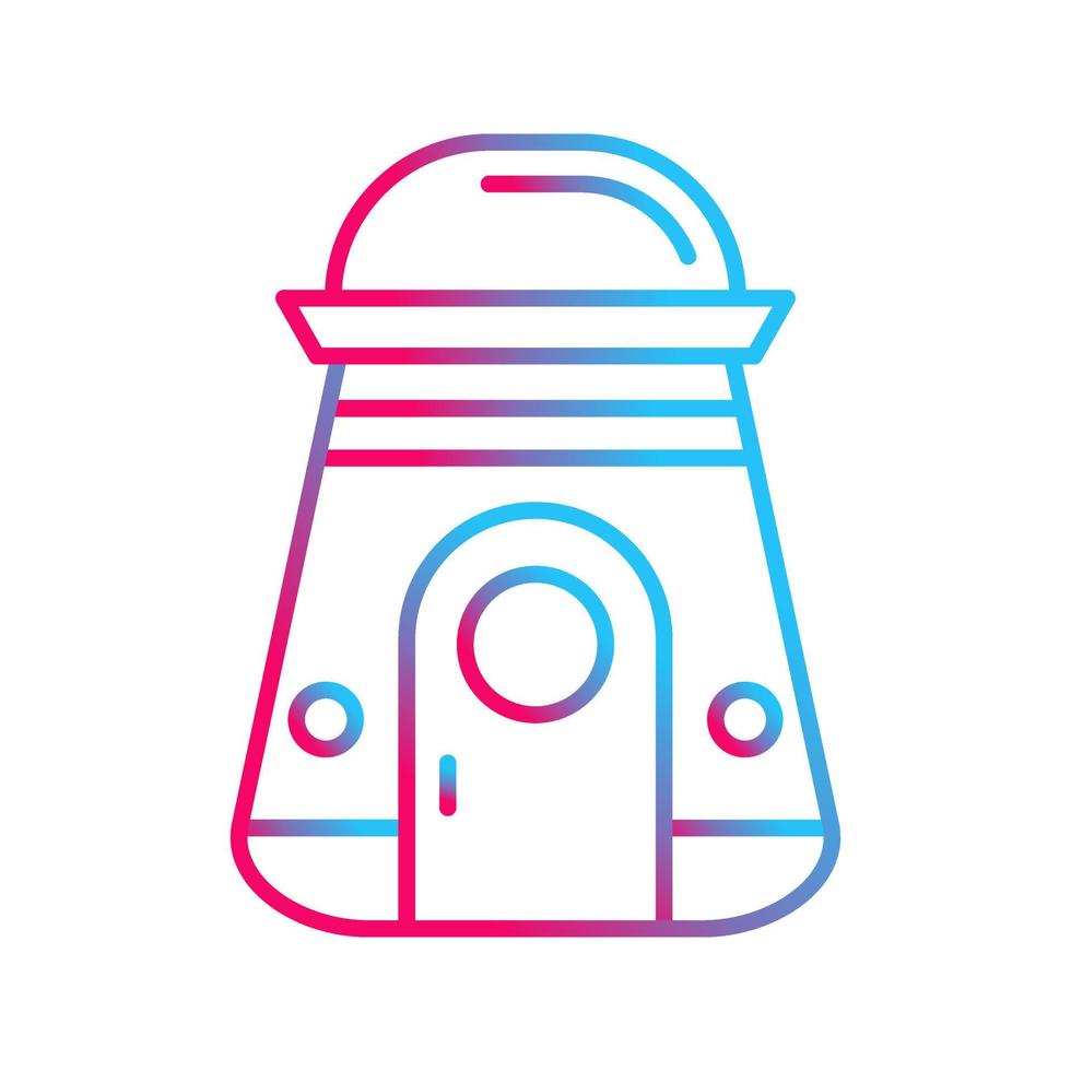 Space Capsule Vector Icon