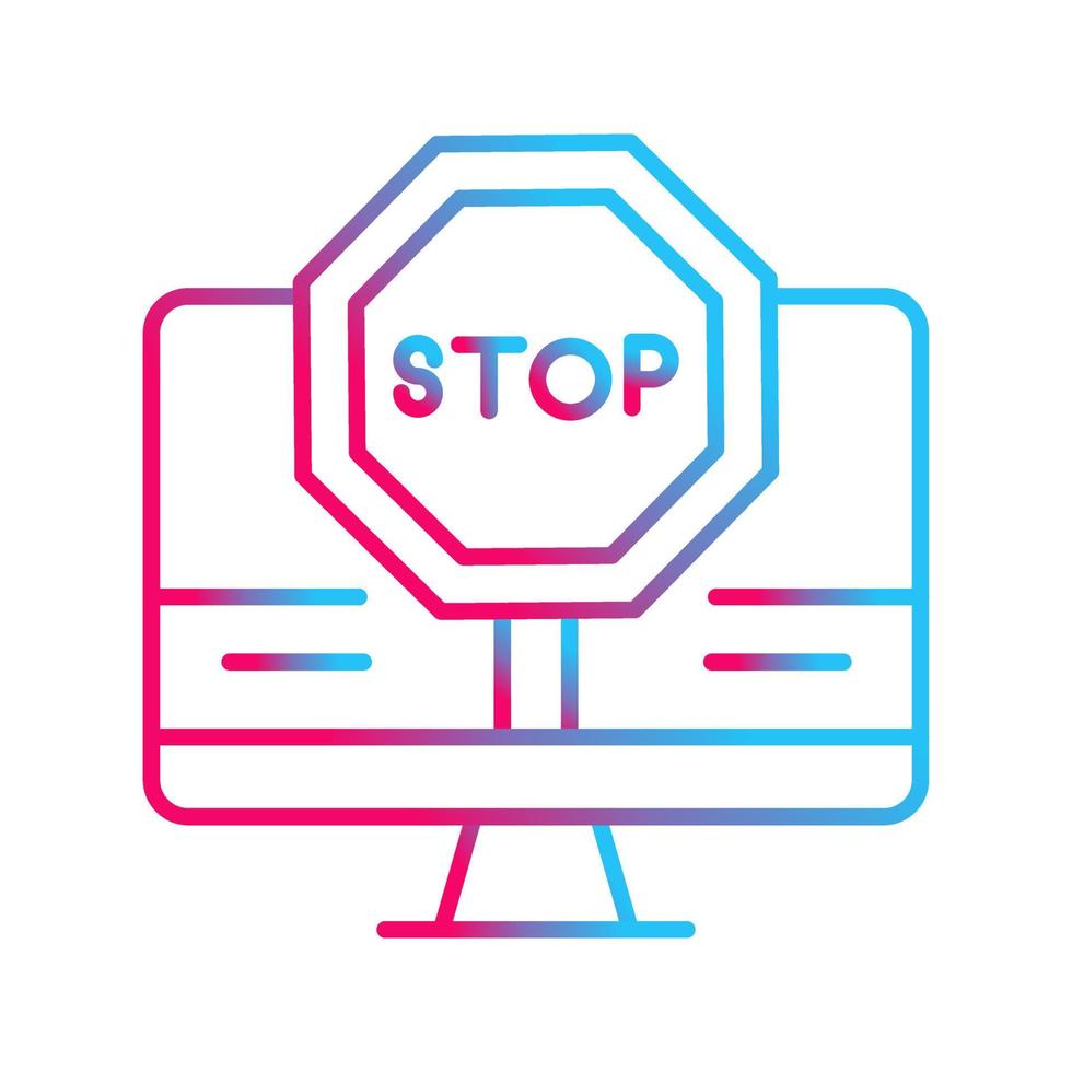 Stop Vector Icon