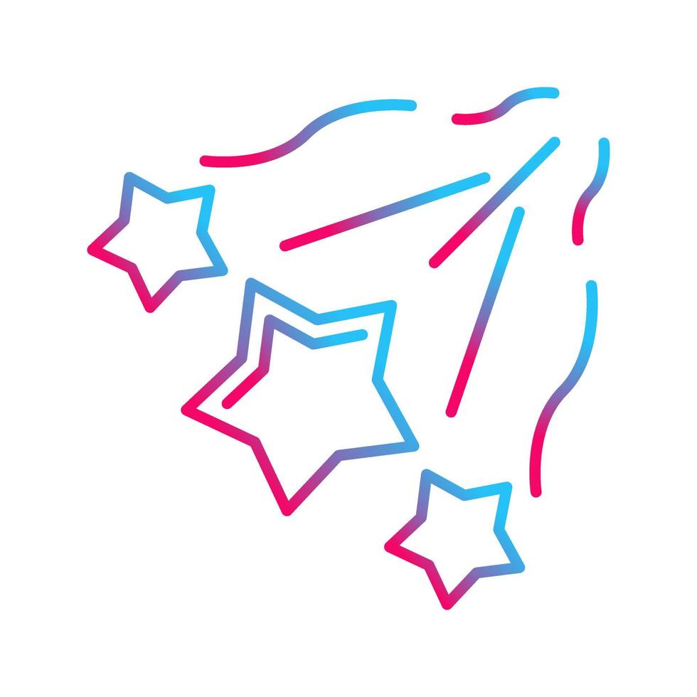 Falling Stars Vector Icon