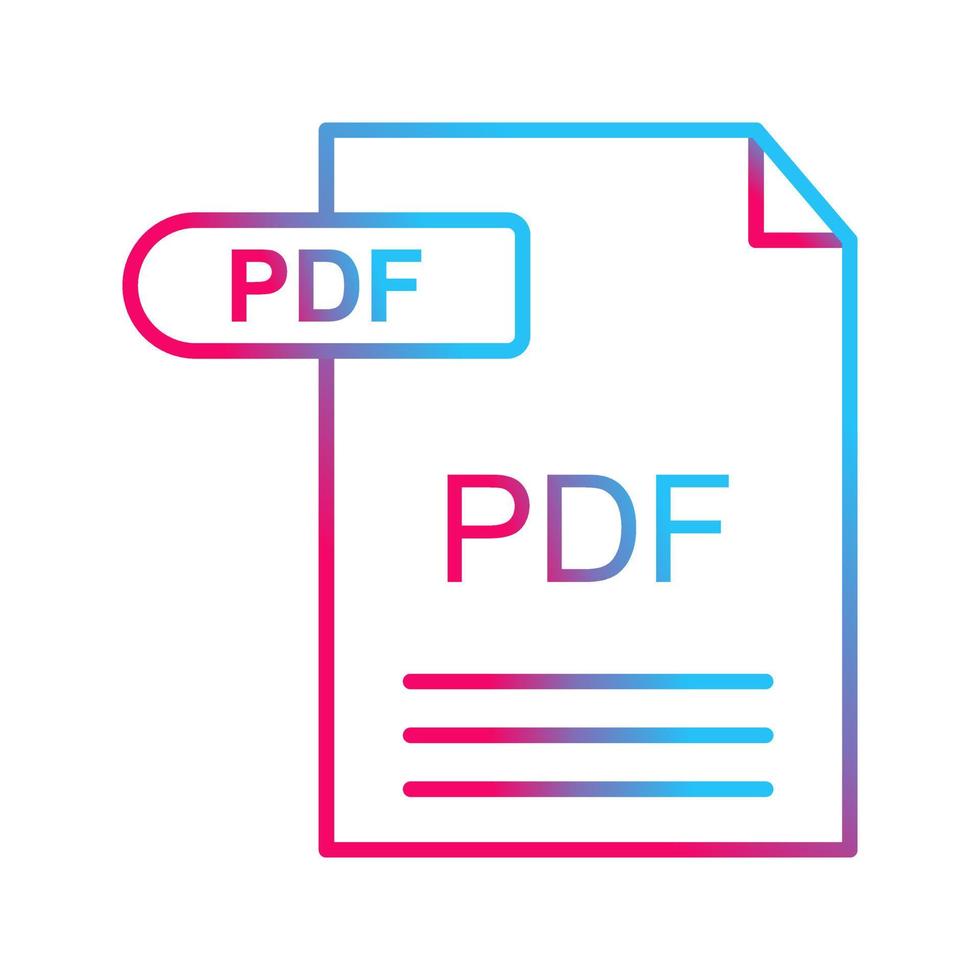 PDF Vector Icon