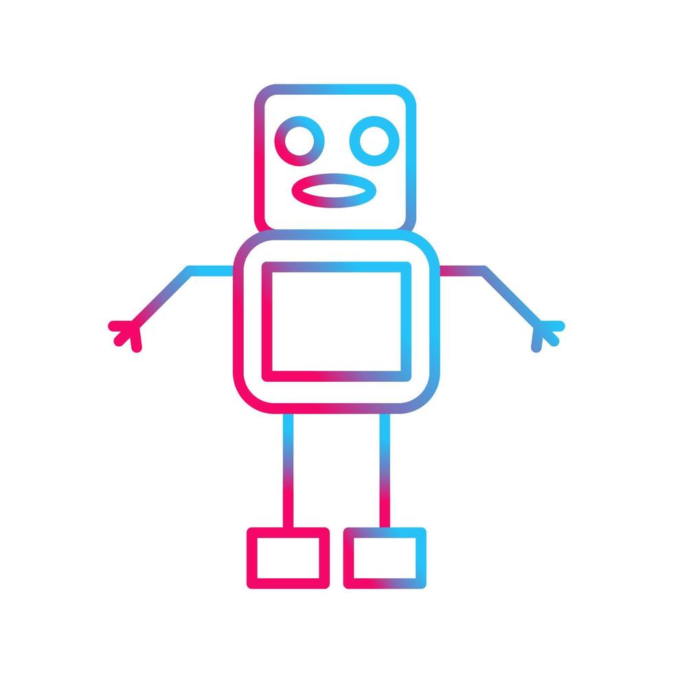 Unique Robot Vector Icon