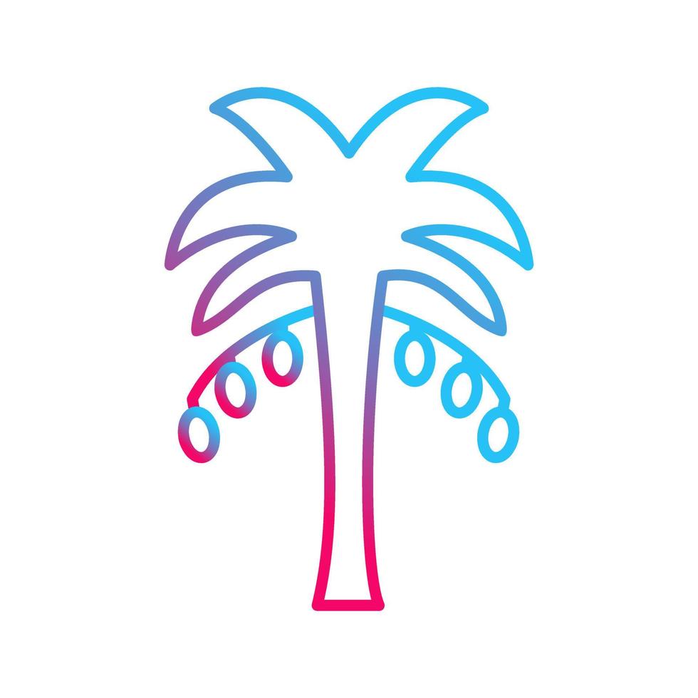 Coconut trees Vector Icon
