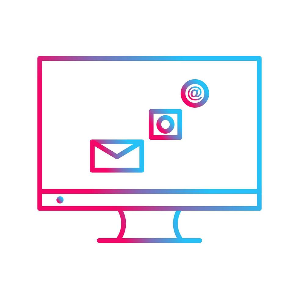 Unique Digital Marketing Vector Icon