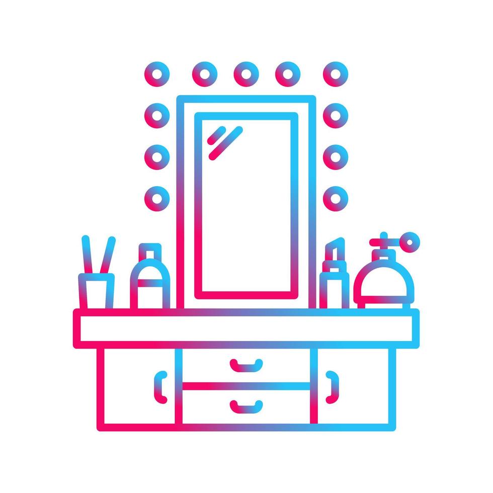Dressing Table Vector Icon