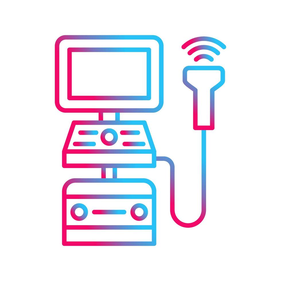 Ultrasound Machine Vector Icon